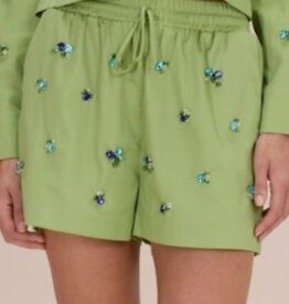 PatBo BLOSSOM POPLIN EMBROIDERY SHORT