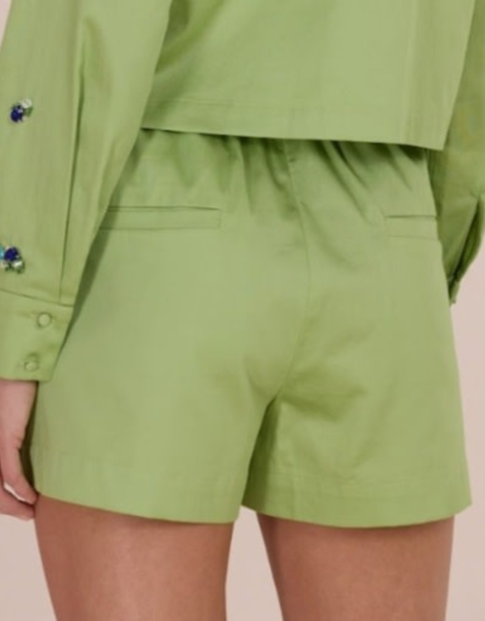 PatBo BLOSSOM POPLIN EMBROIDERY SHORT