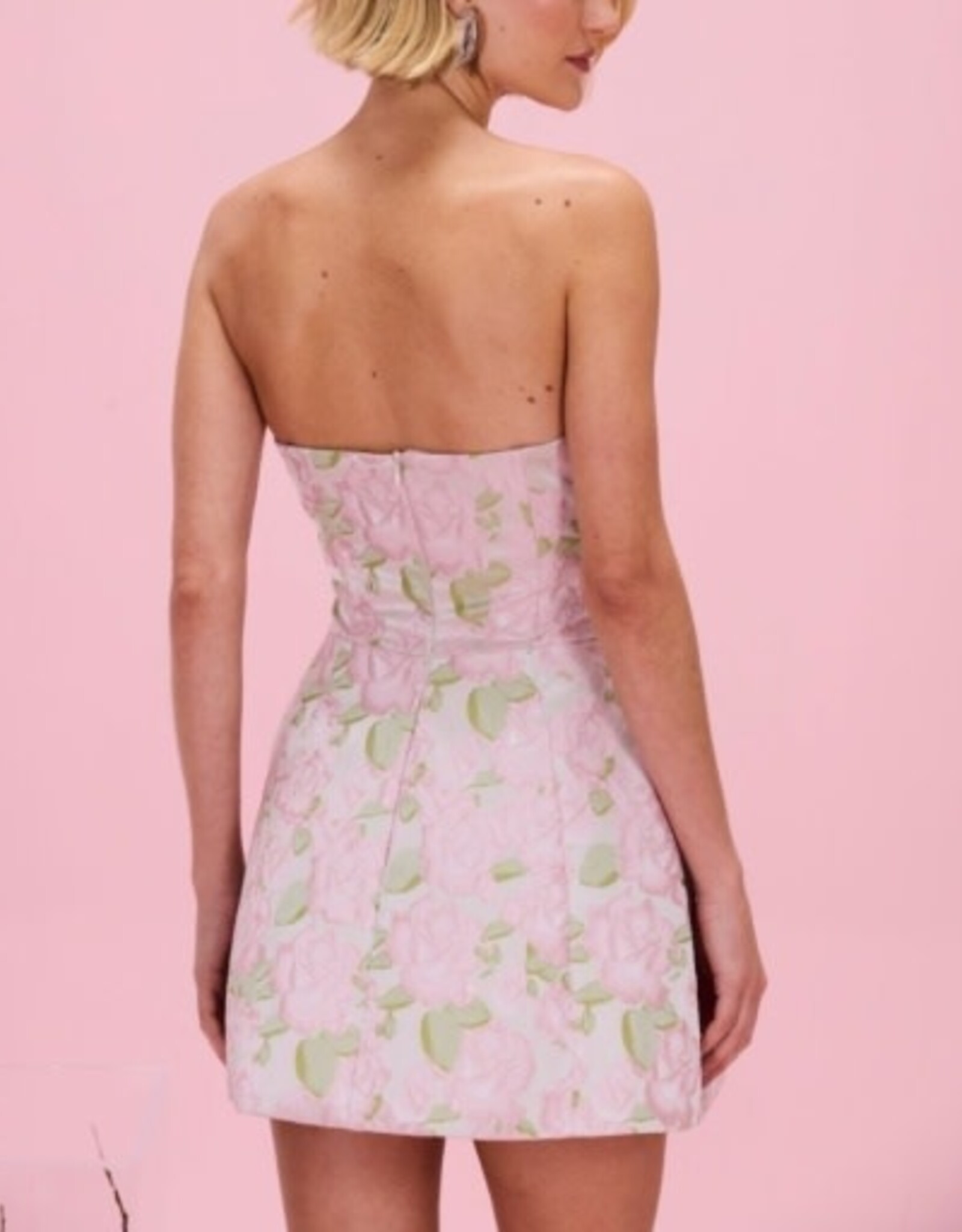 PatBo GARDEN JACQUARD MINI DRESS