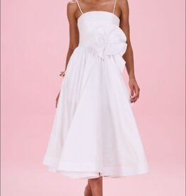PatBo BLOSSOM POPLIN MIDI DRESS