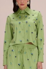 PatBo BLOSSOM POPLIN EMBROIDERY SHIRT