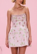 PatBo GARDEN JACQUARD MINI DRESS