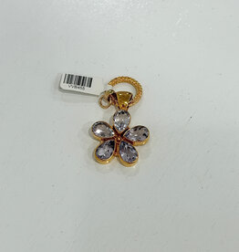 Sennod Jewelry Design VVB455-Amethyst Flower Vignette- Gold