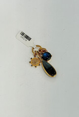 Sennod Jewelry Design VVCL18- Cluster- Labradorite/Diamond