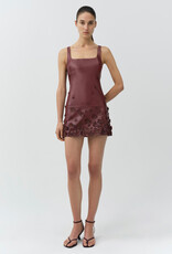 SIMKHAI TALEN S/L MIDI DRESS