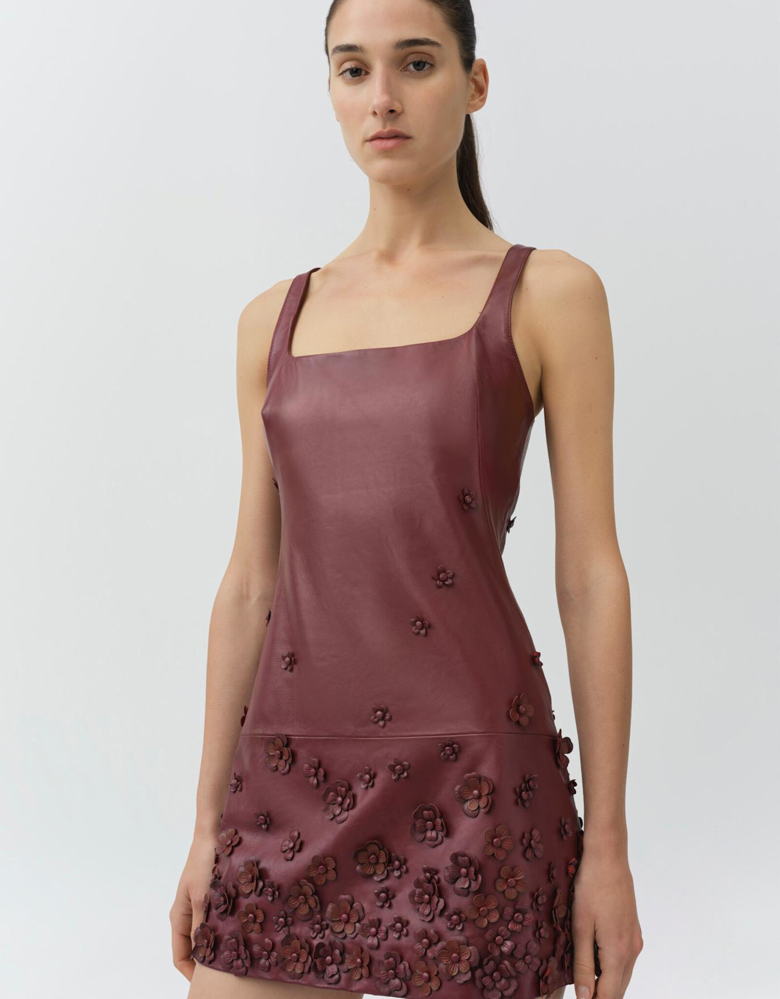 SIMKHAI TALEN S/L MIDI DRESS