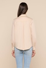 L'AGENCE Pearson Military Blouse