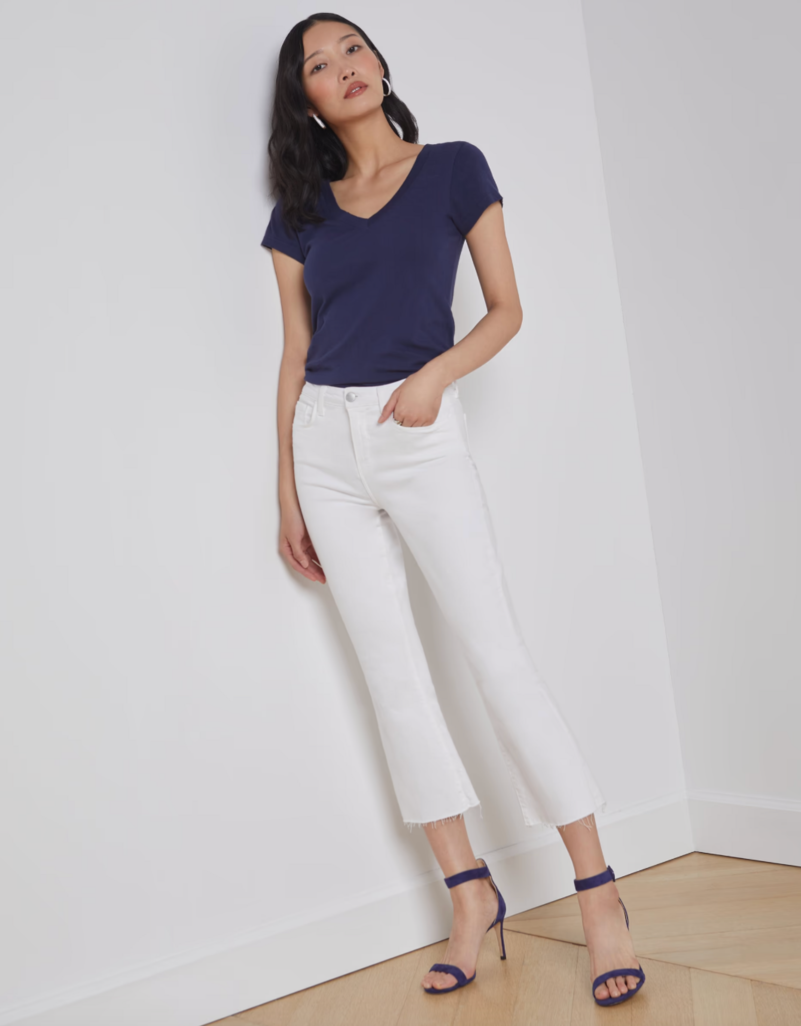 L'AGENCE KENDRA H/R CROP FLARE