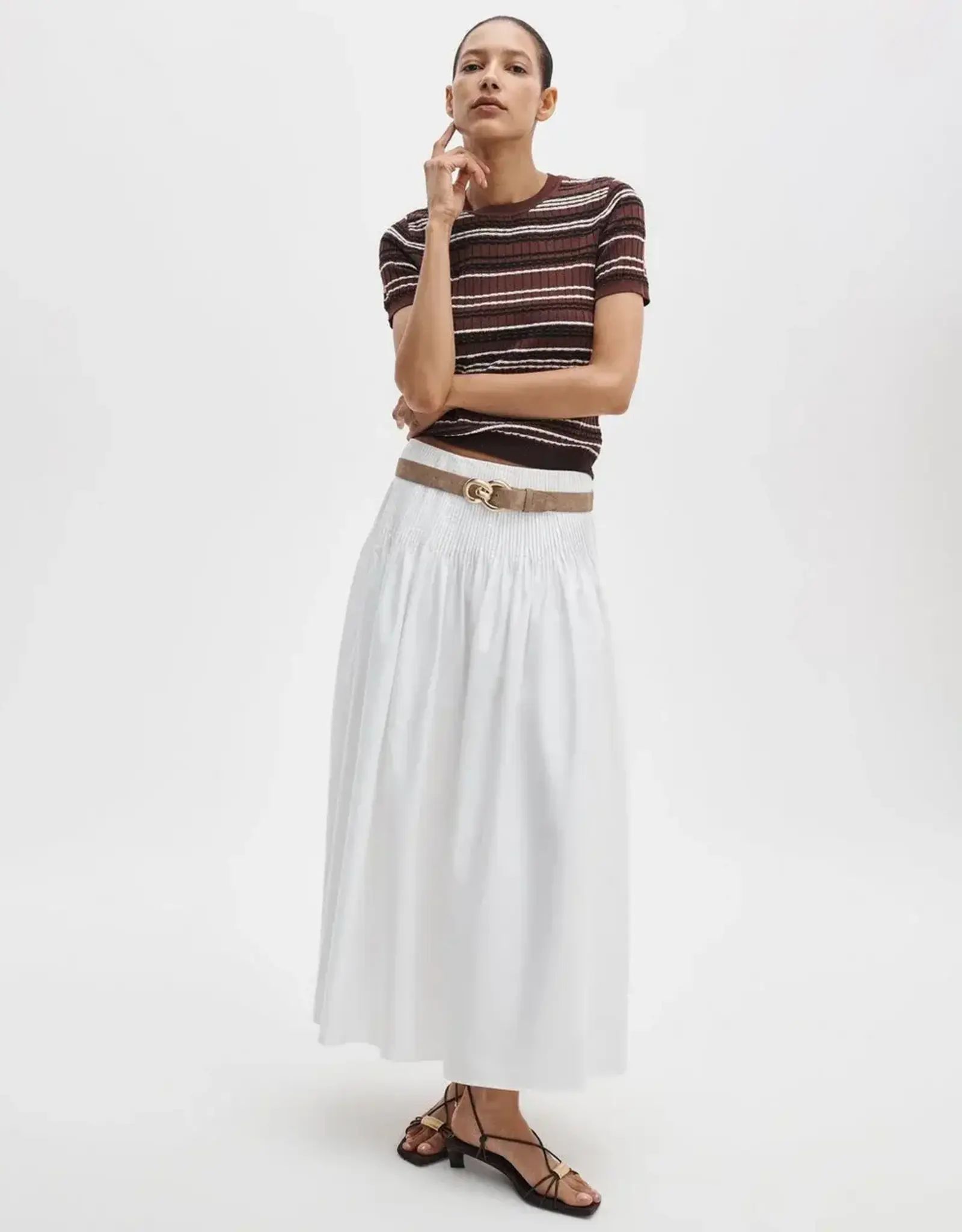 rag & bone Karina Stripe Short Sleeve