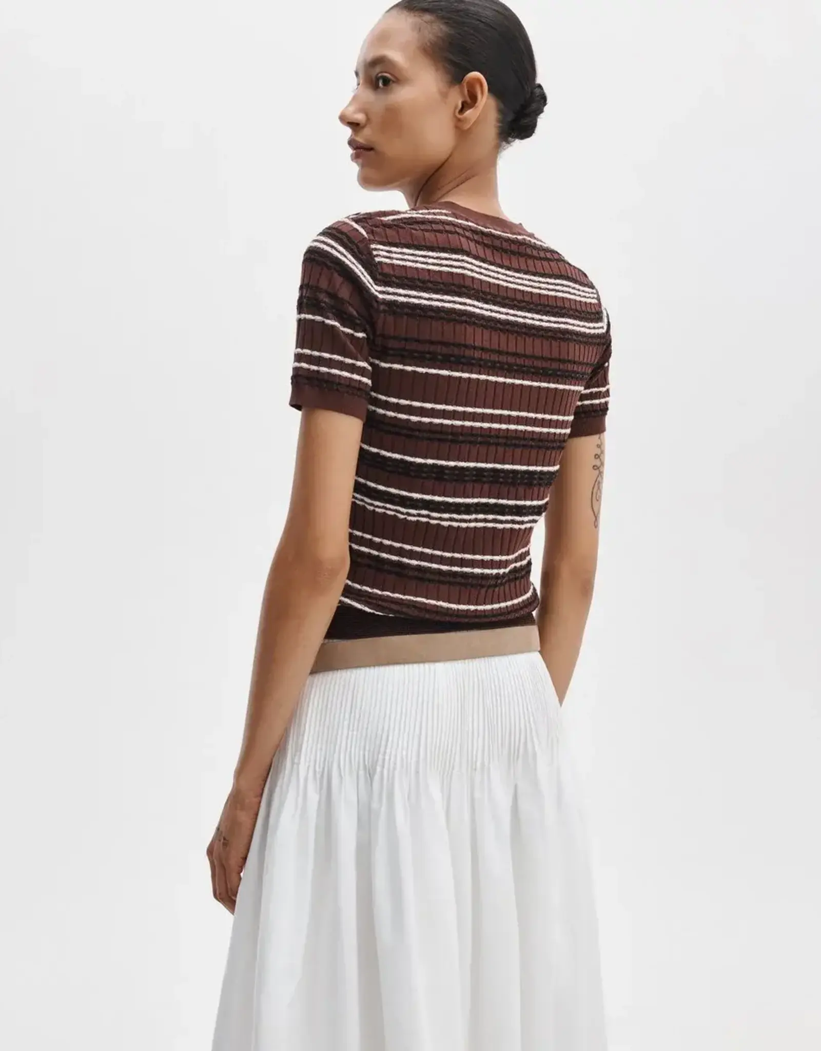 rag & bone Karina Stripe Short Sleeve