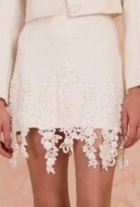 PatBo Noemi Tweed Short Skirt