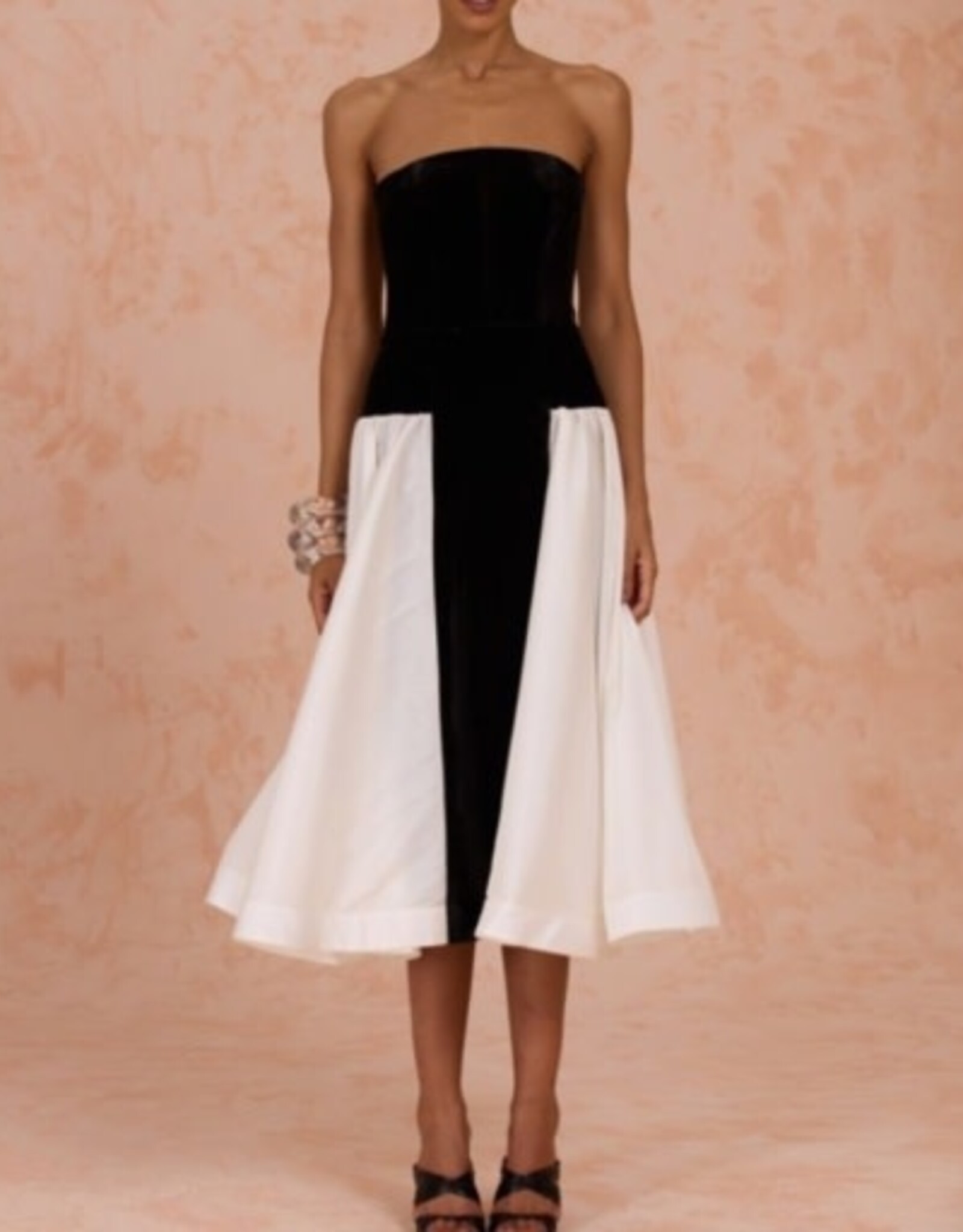 PatBo Dora Tafetta Midi Dress