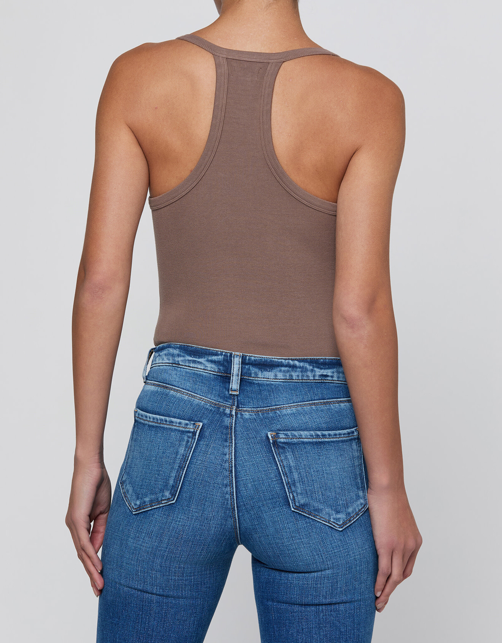 L'AGENCE WRENNA RACERBACK BODYSUIT