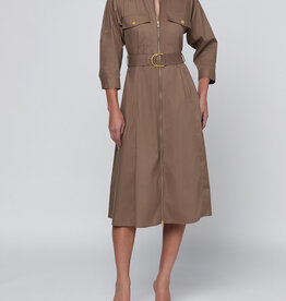 L'AGENCE CALLEN MIDI SHIRT DRESS