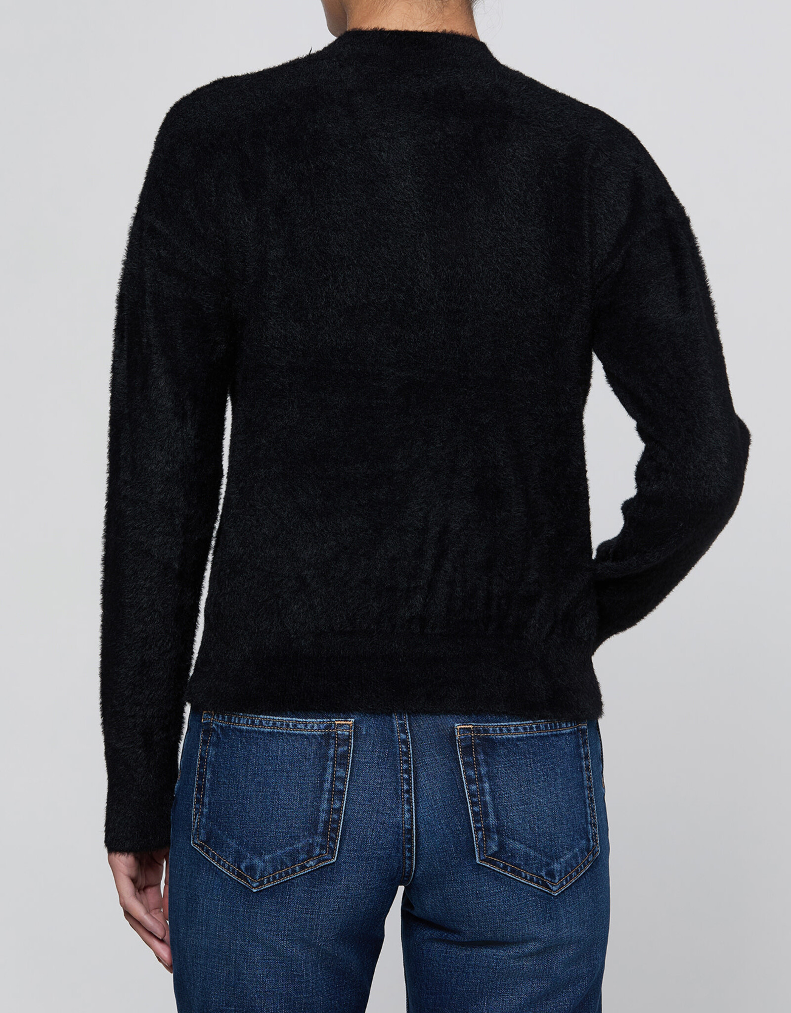 L'AGENCE NIMBUS LS FUZZY CREW PULLOVER