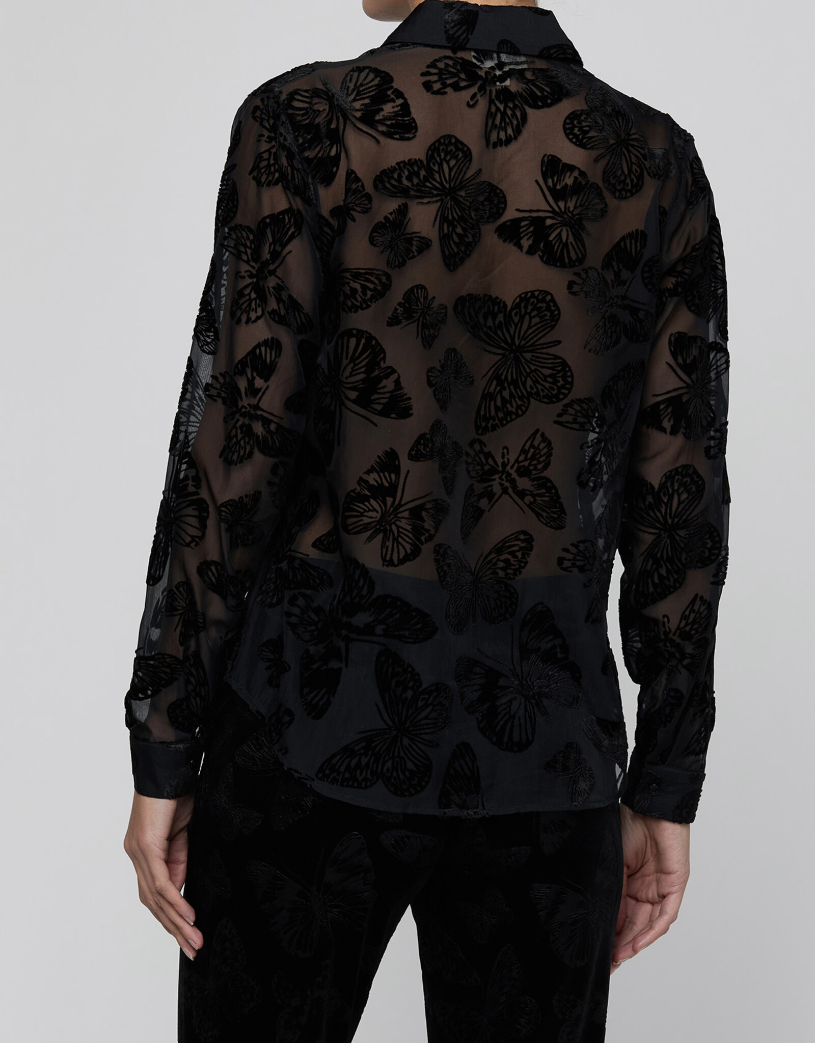 L'AGENCE LAURENT BTN UP BLOUSE