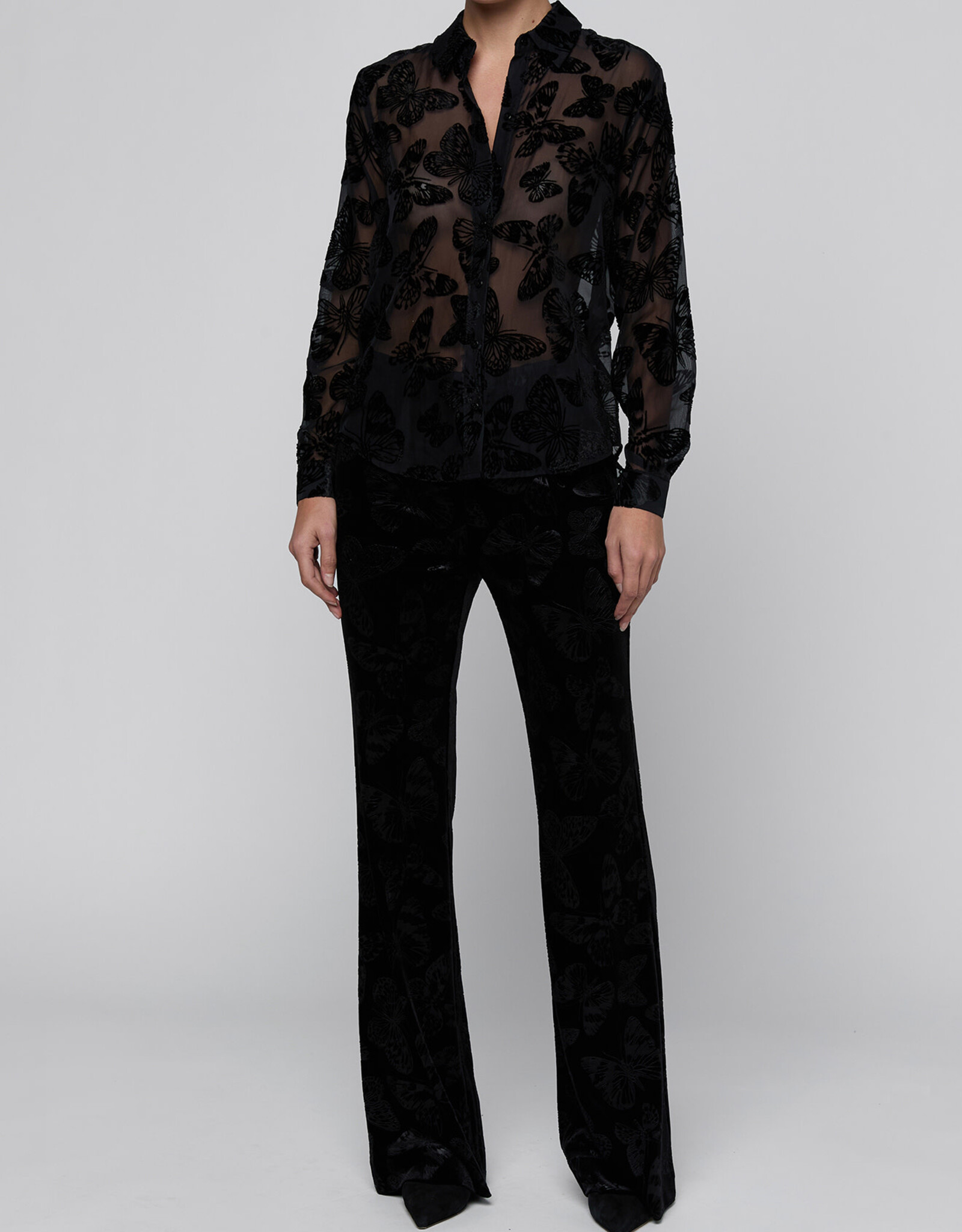 L'AGENCE LAURENT BTN UP BLOUSE