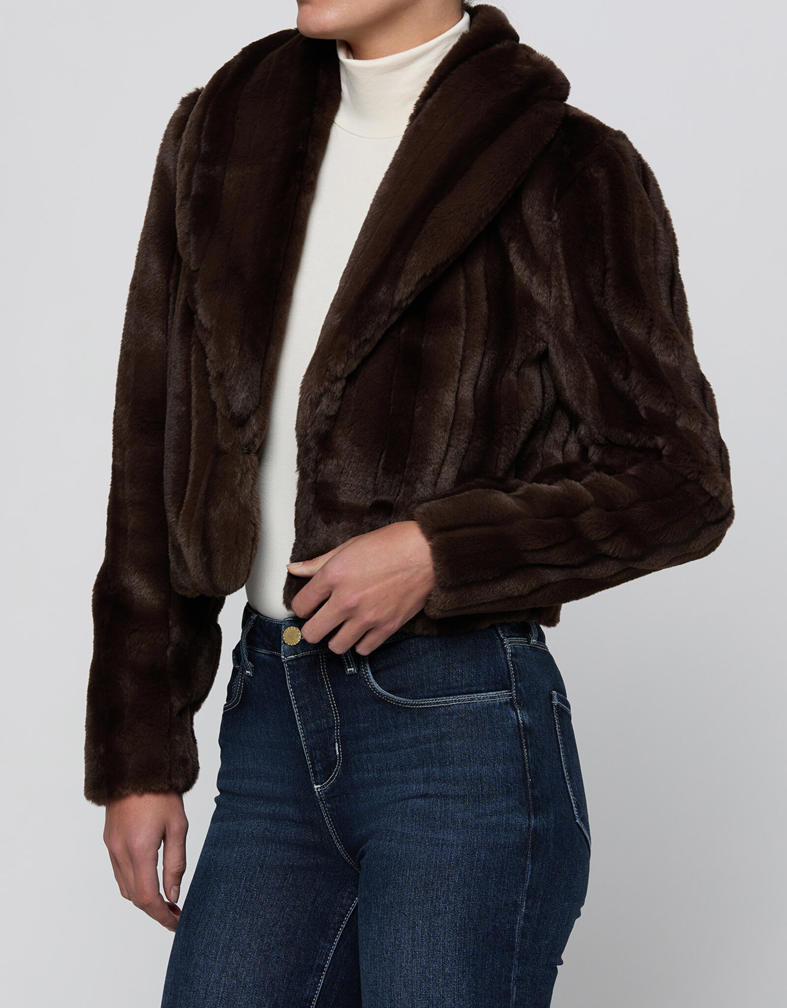 L'AGENCE DAVY CROP JACKET