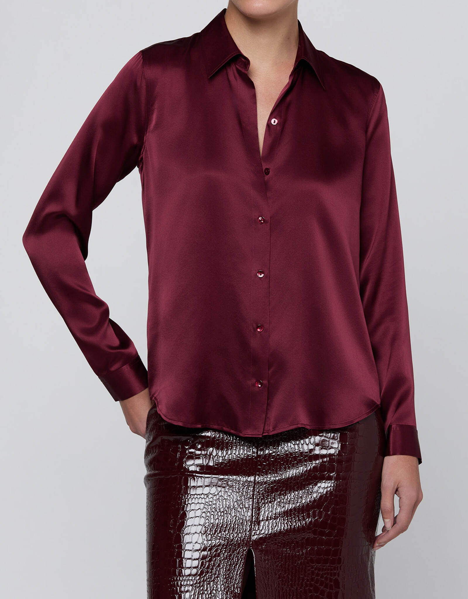 L'AGENCE TYLER L/S BLOUSE