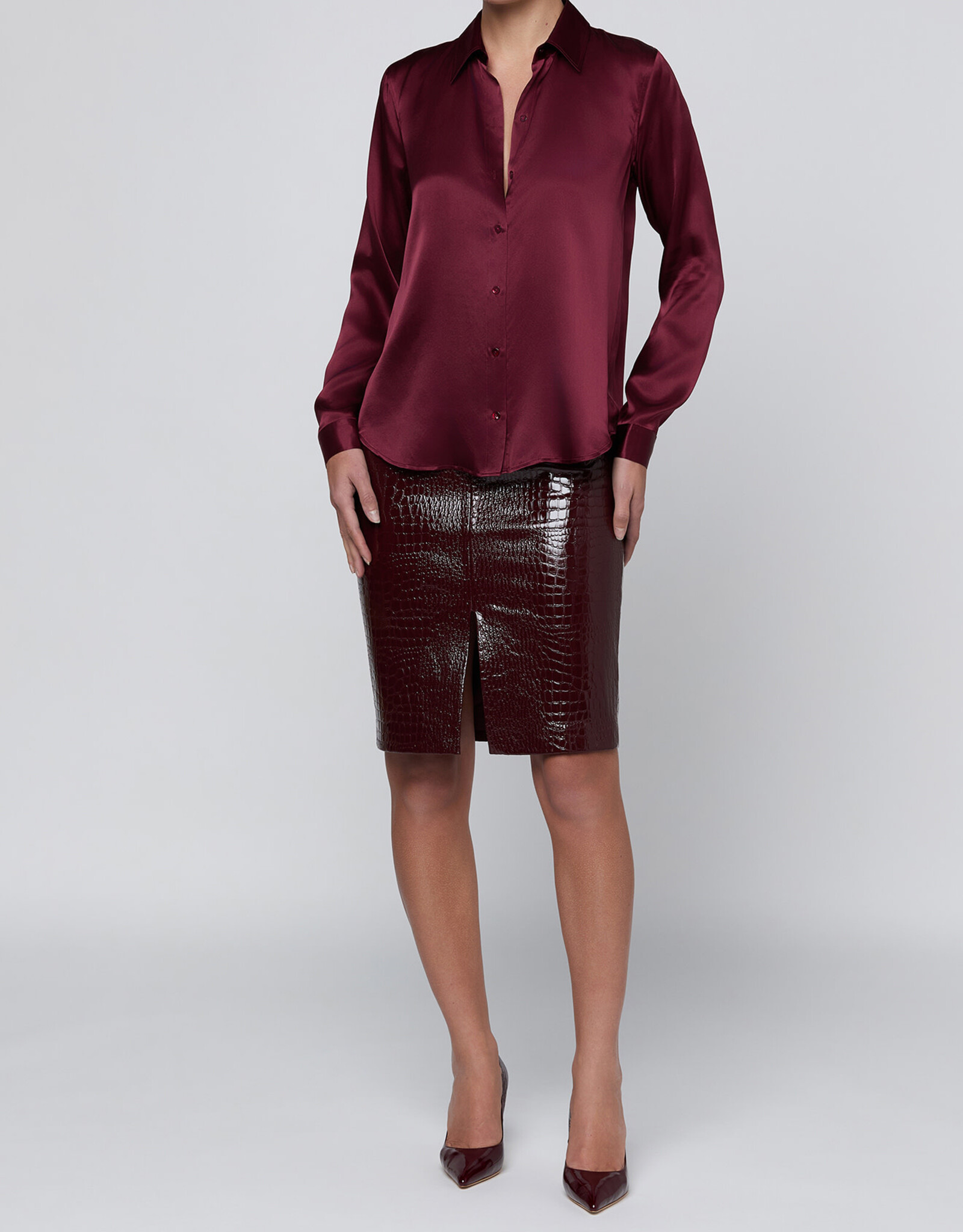 L'AGENCE TYLER L/S BLOUSE