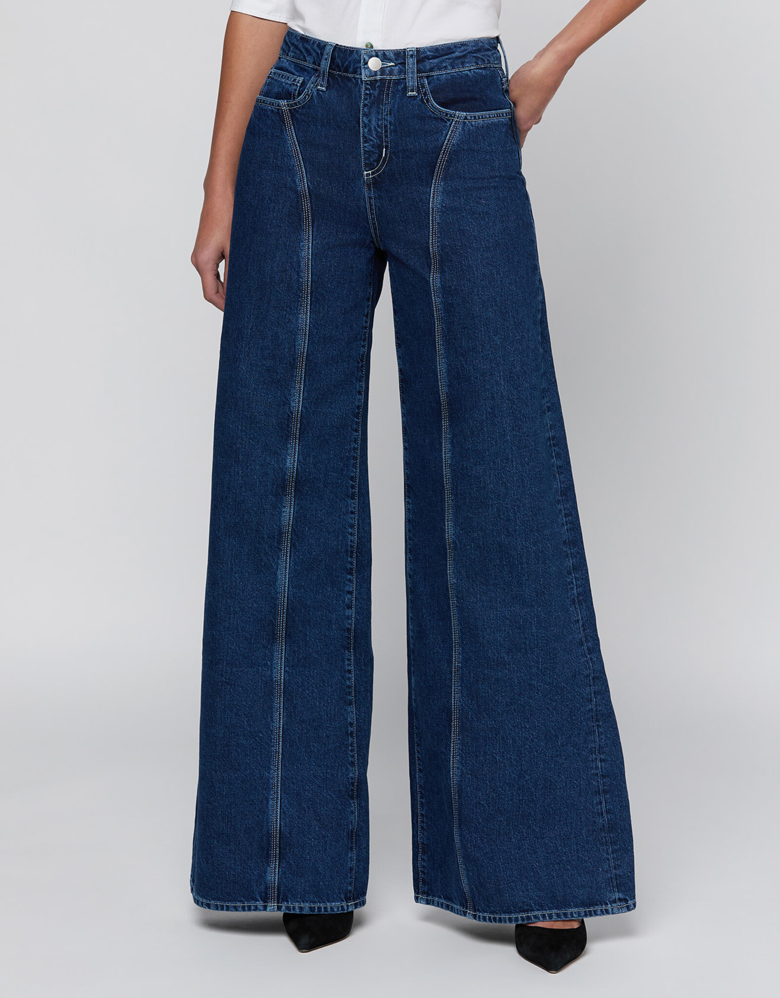 L'AGENCE LESTAT H/R SEAMED WD LEG