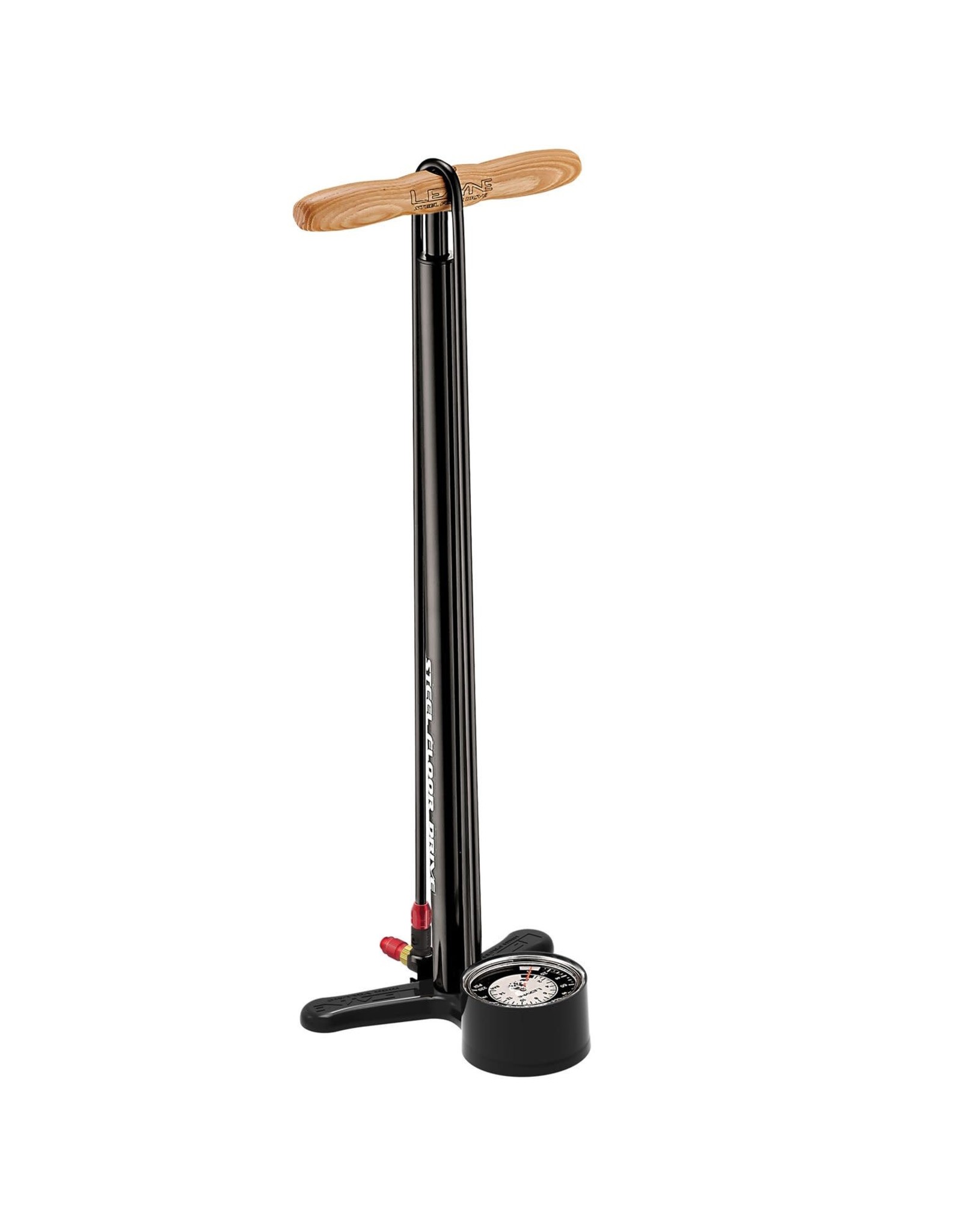 Lezyne Lezyne Classic Steel  Floor Drive Track Pump, Black, 220psi