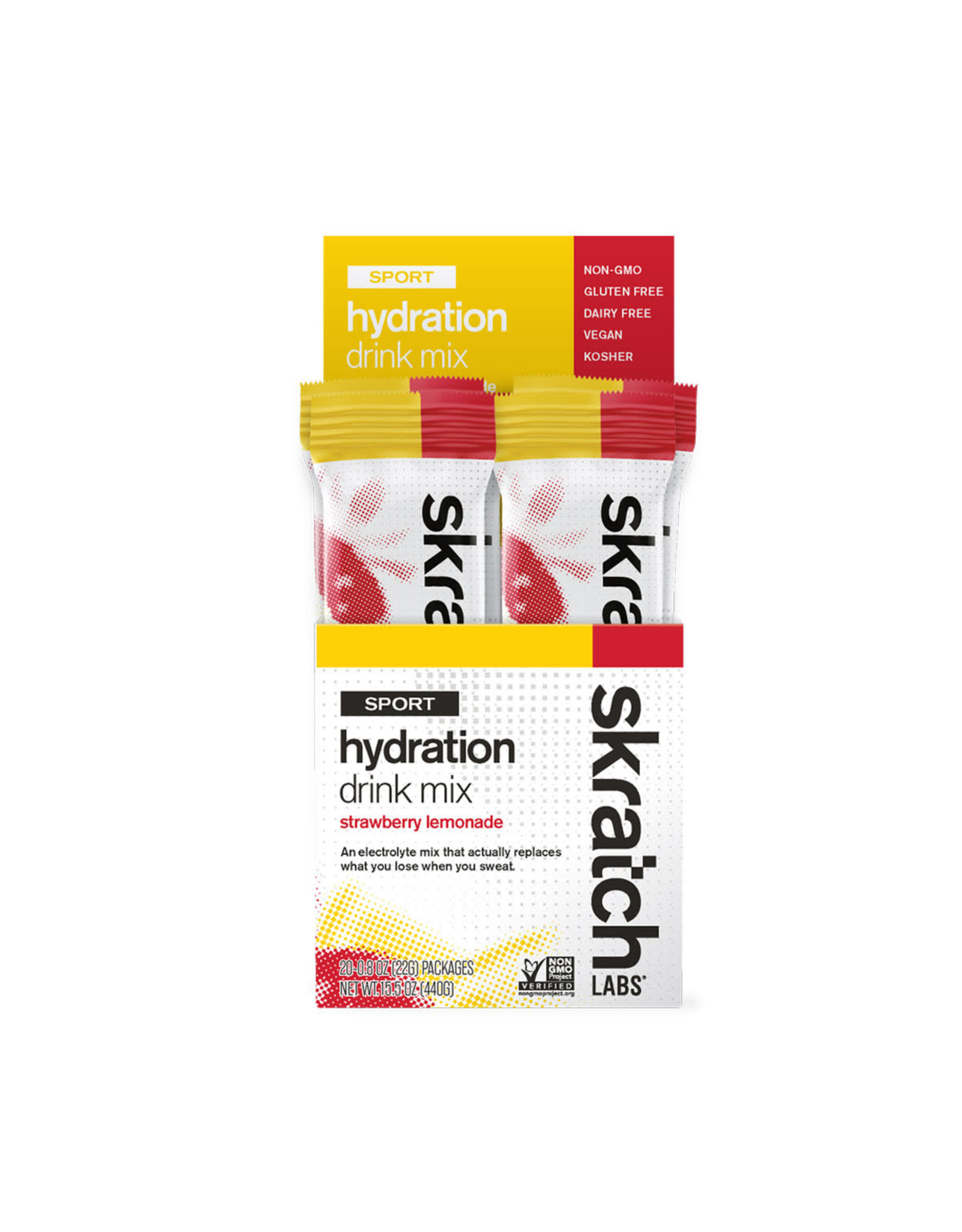 Scratch Labs Skratch Labs - Sport Hydration Drink Mix: Strawberry Lemonade Singles Serving