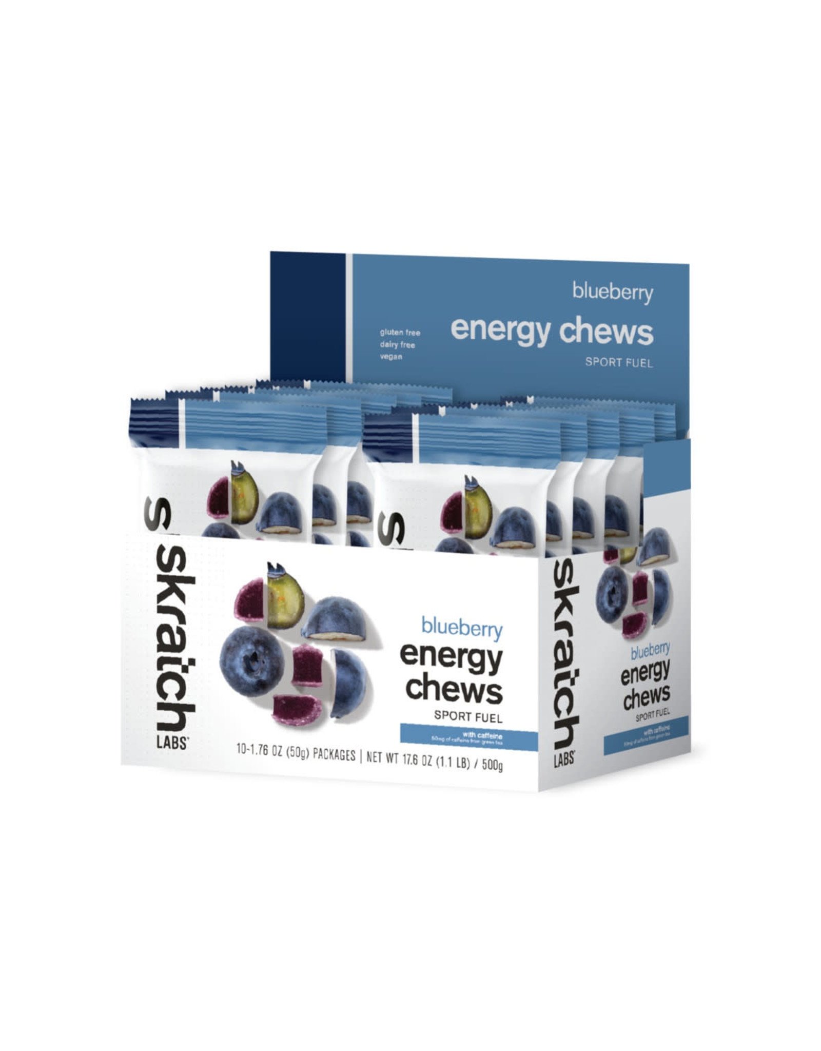 Skratch Labs Energy Chews Blueberry with Caffeine Dundas Speed Shop