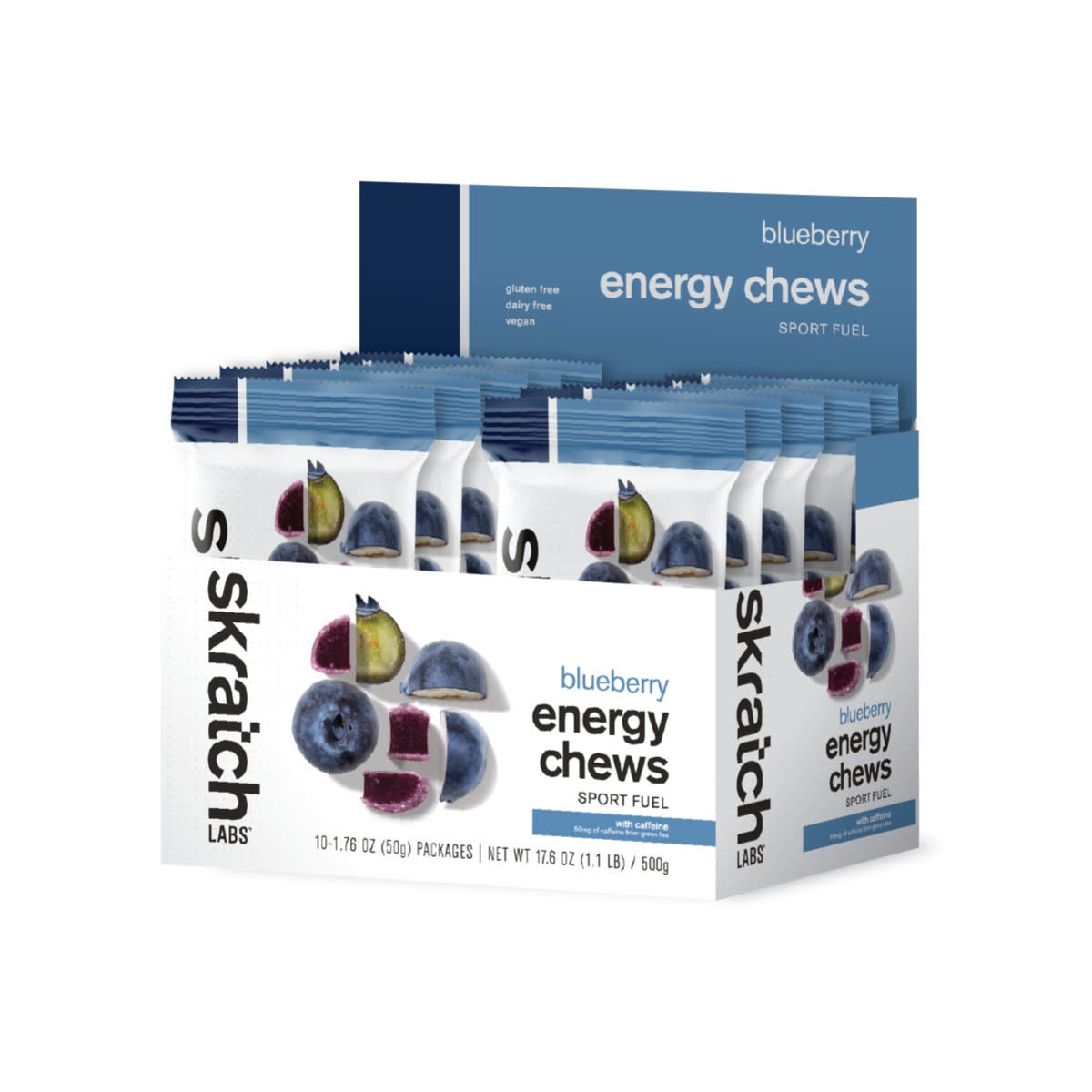 Skratch Labs Energy Chews Blueberry with Caffeine Dundas Speed Shop