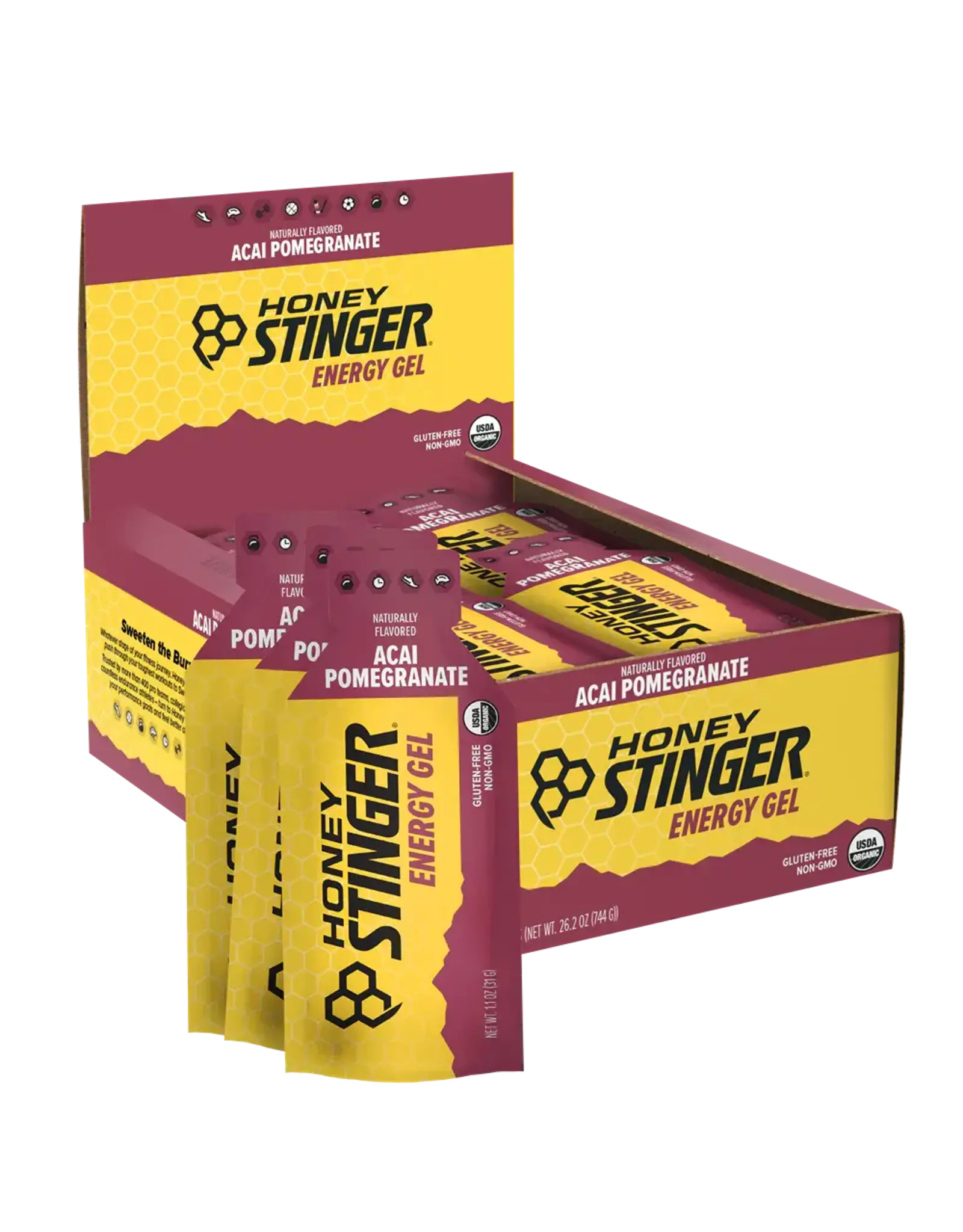 Honey Stinger Honey Stinger Organic Energy Gel, Acai & Pomegranate