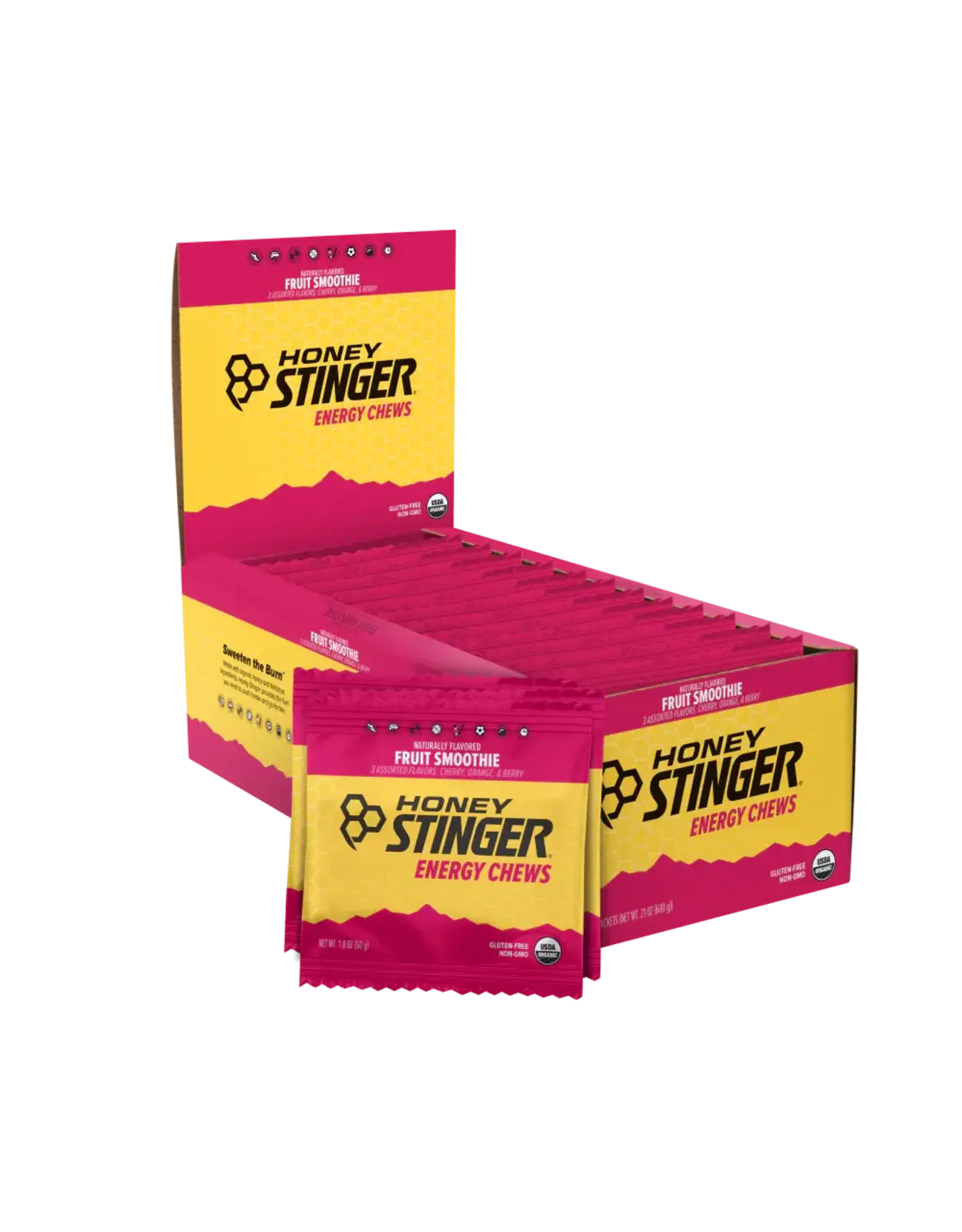 Honey Stinger Honey Stinger Organic Energy Chew, Fruit Smoothie