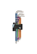 Wera Wera, 3950 SPKL, Hex Wrench, 9pcs Set, Multicolor Long Arm Hex, Set, Metric