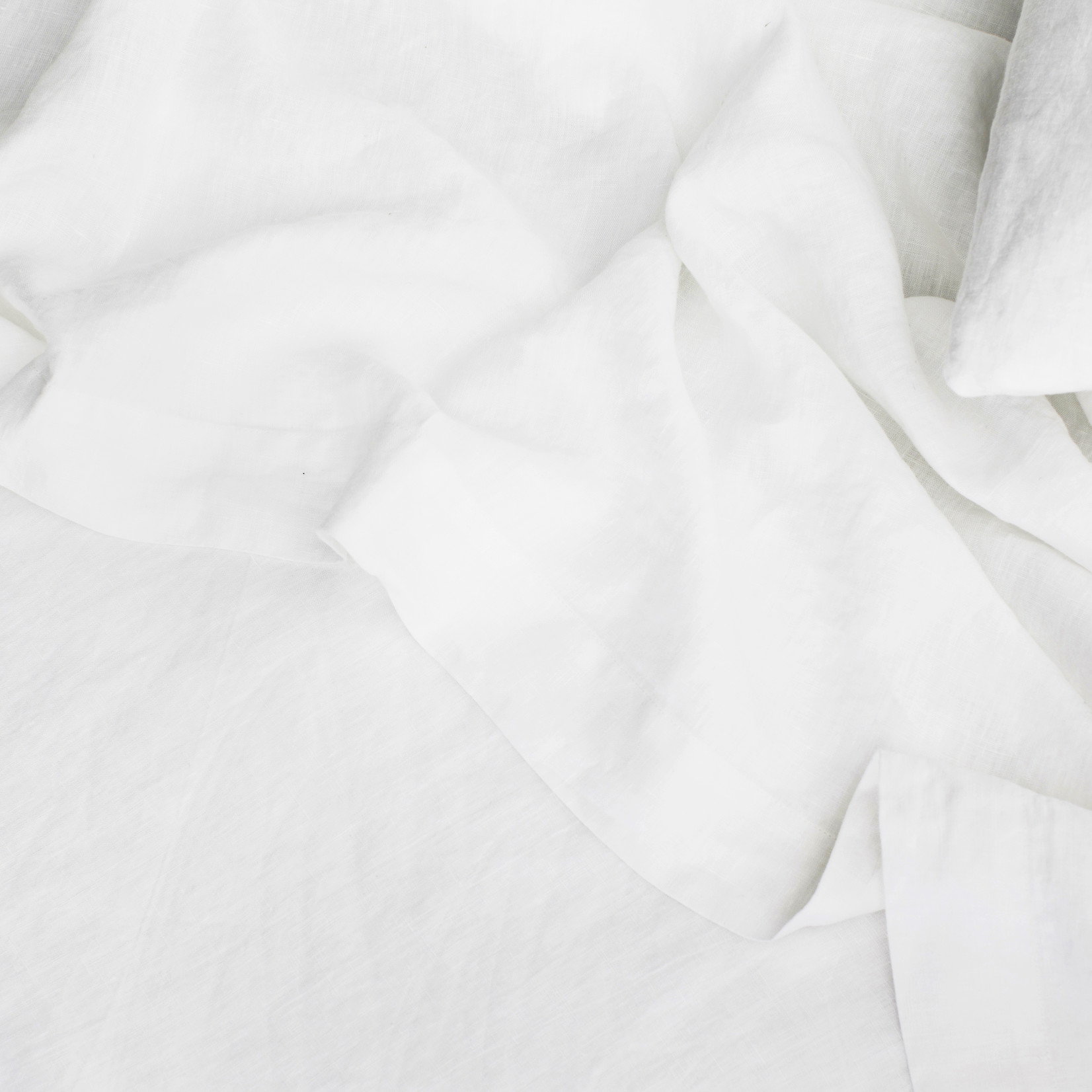 Linen Flat Sheet- white