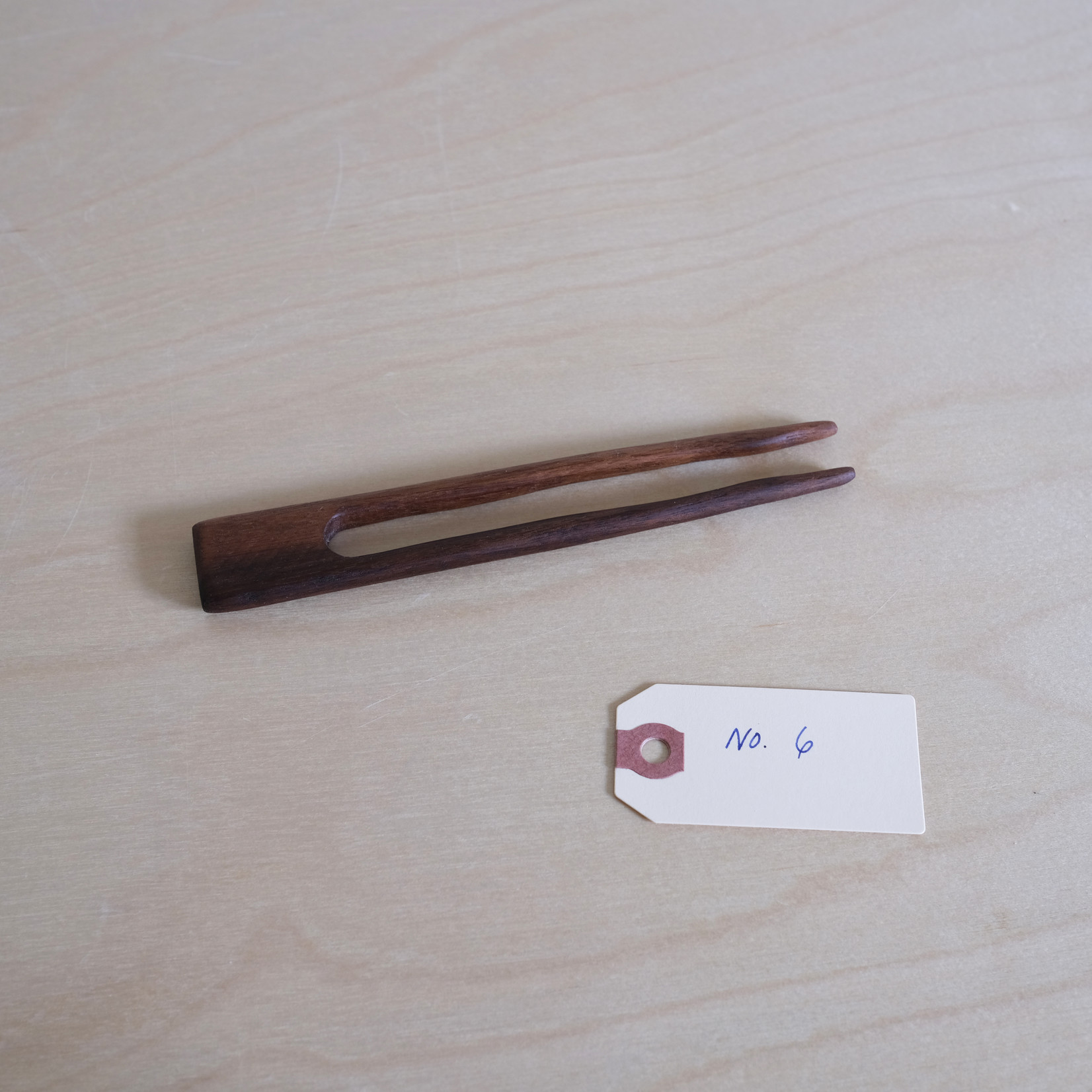 Hand-carved Wooden Hairpin