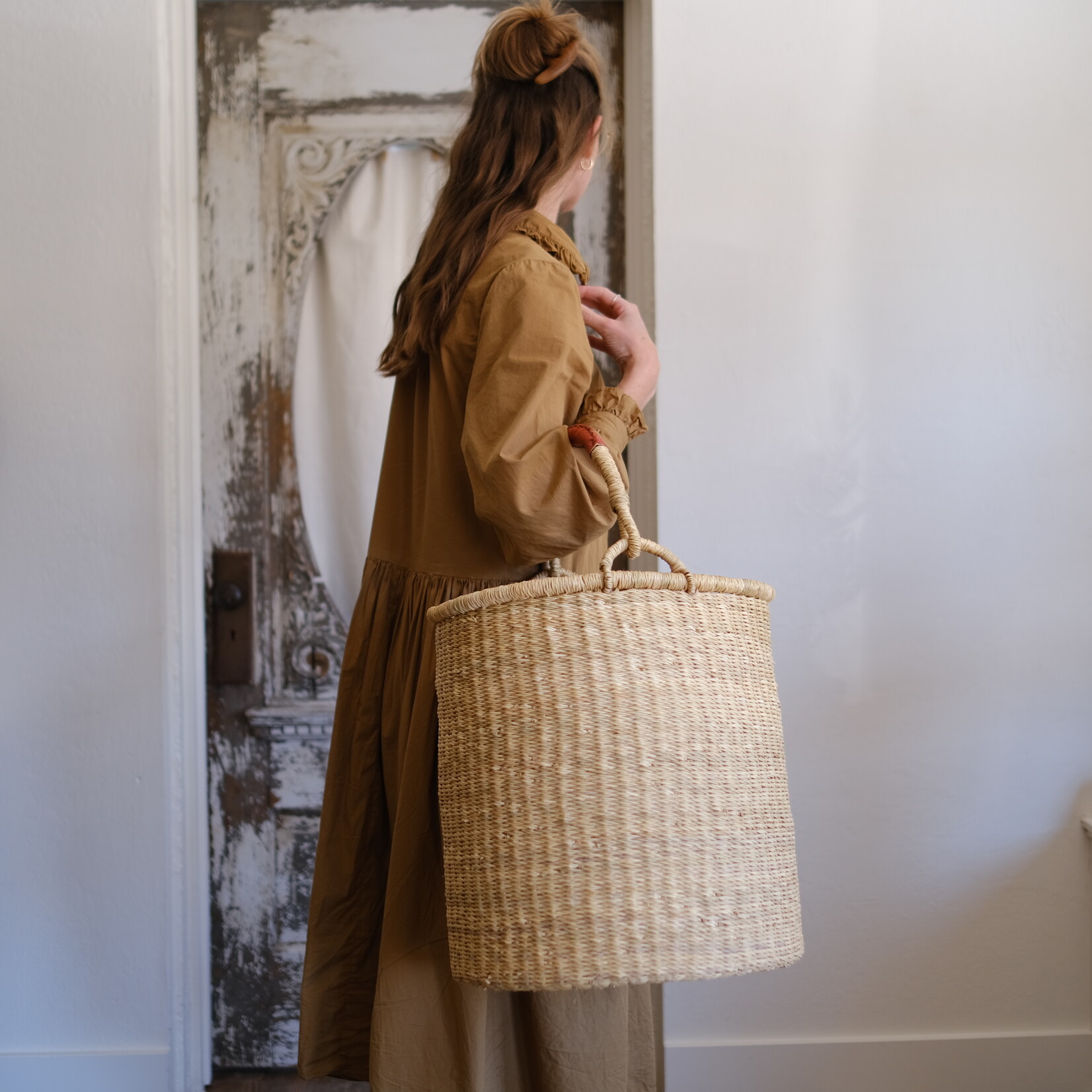 Large Grass Laundry Basket