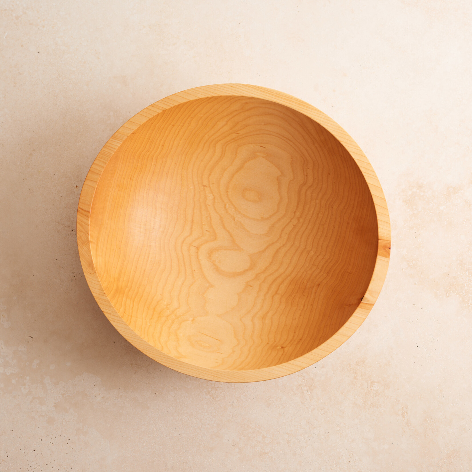 15" Maple Wooden Bowl