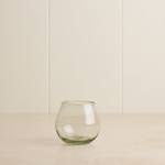 Handblown Roli Poli Glass- clear