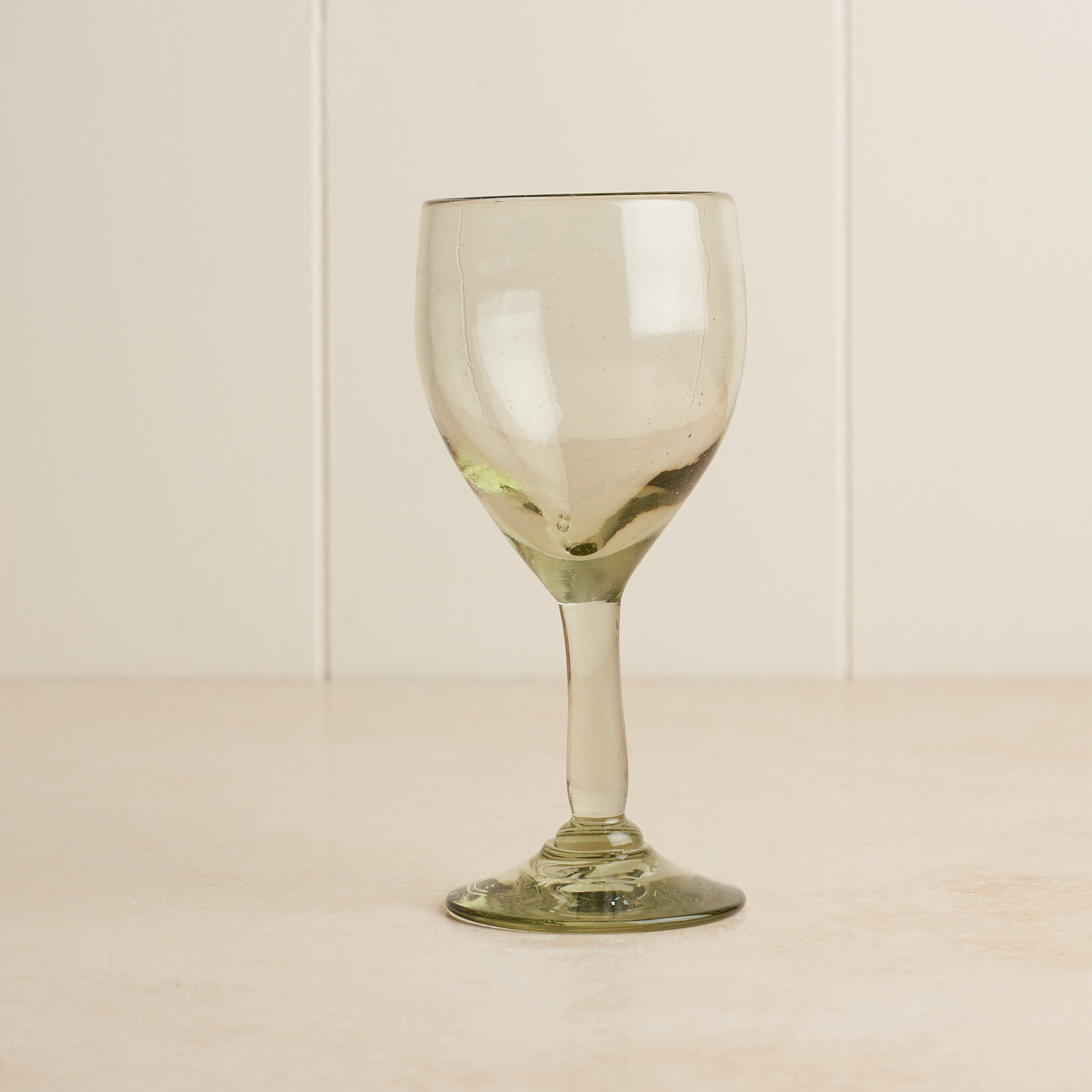 Handblown Stemmed Wine Glass