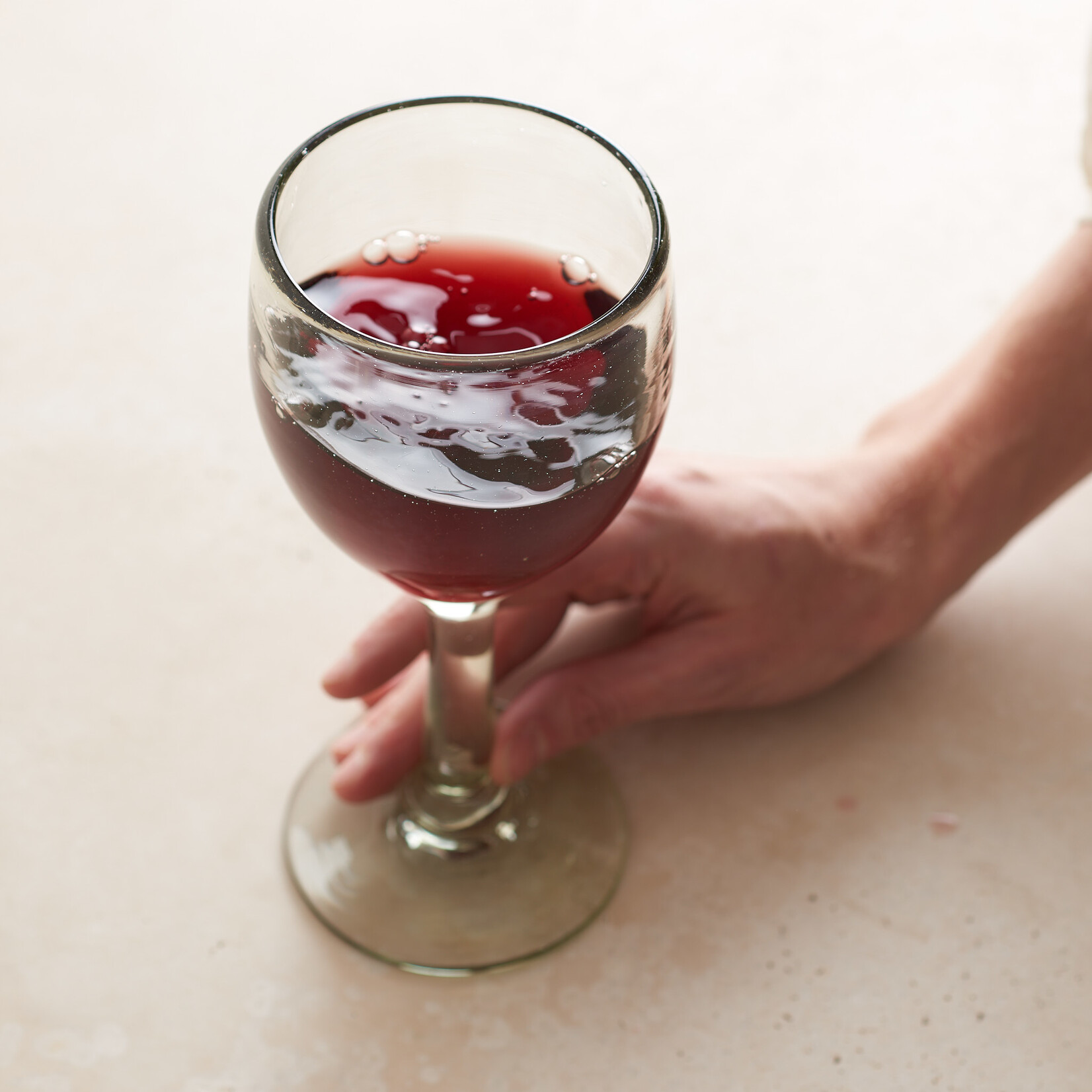 Handblown Stemmed Wine Glass