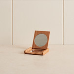 Wooden Compact Mirror