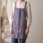 Heavyweight Linen Apron - slate