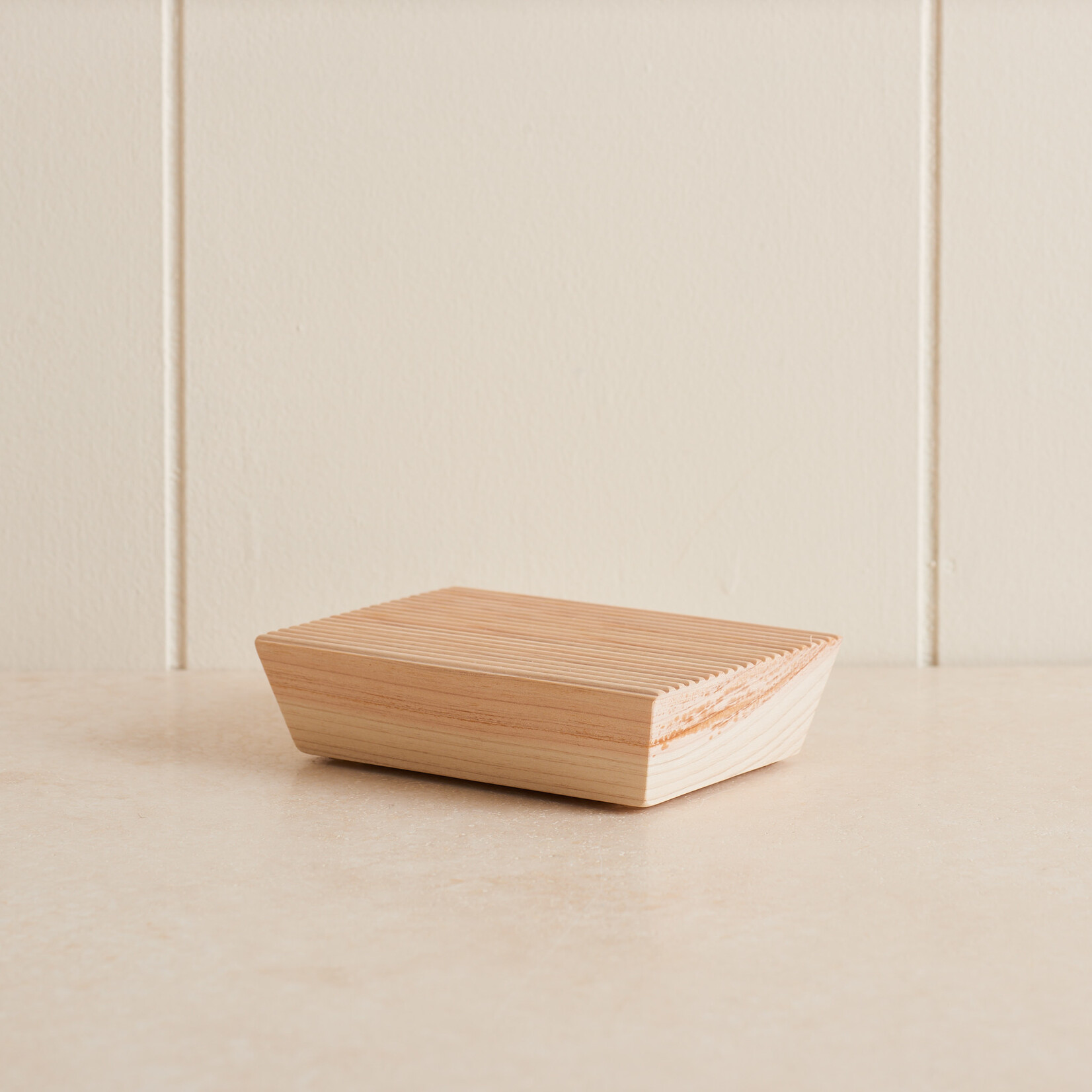 Hinoki Ridged Soap Rest