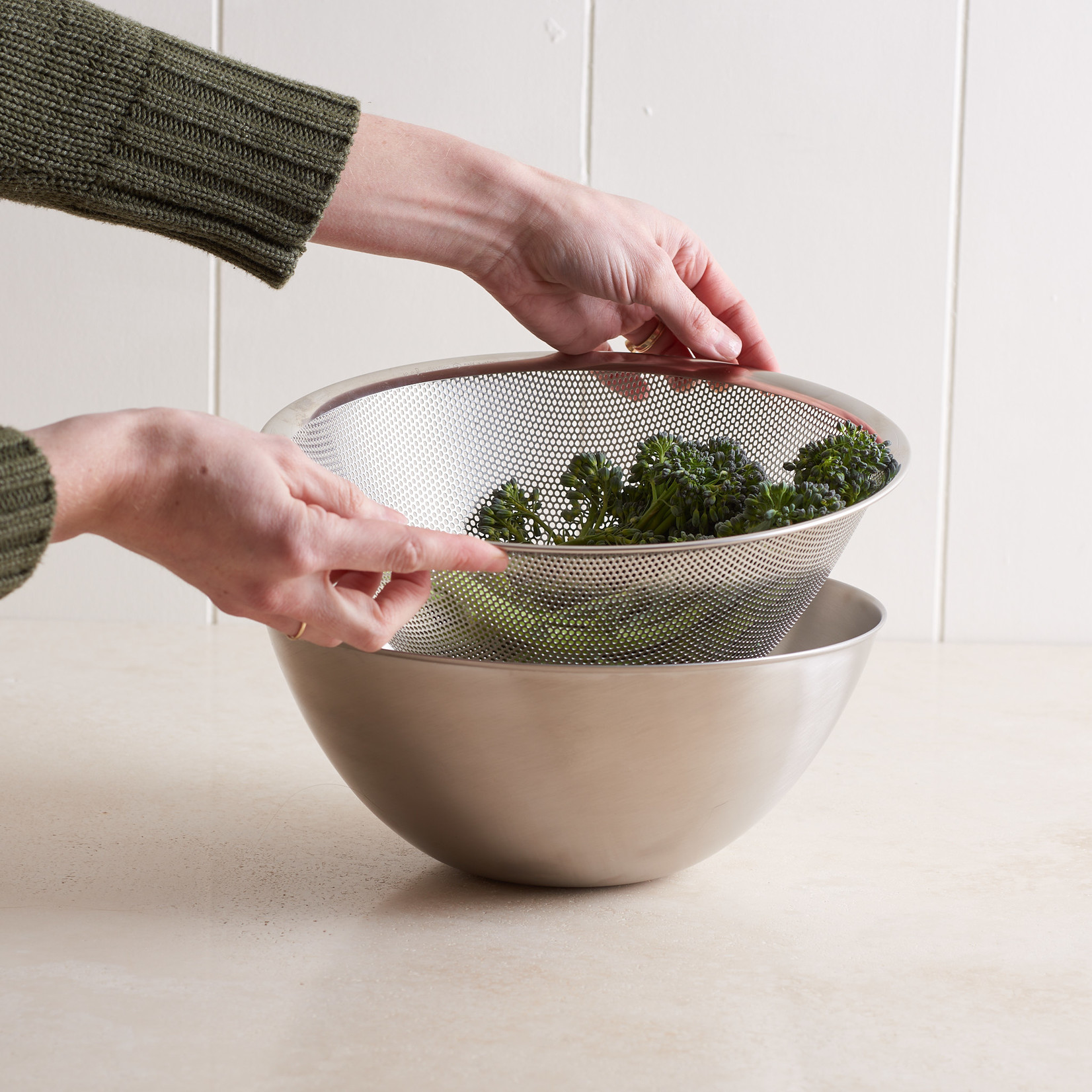 Japanese Stainless Steel Mixing Bowl- large