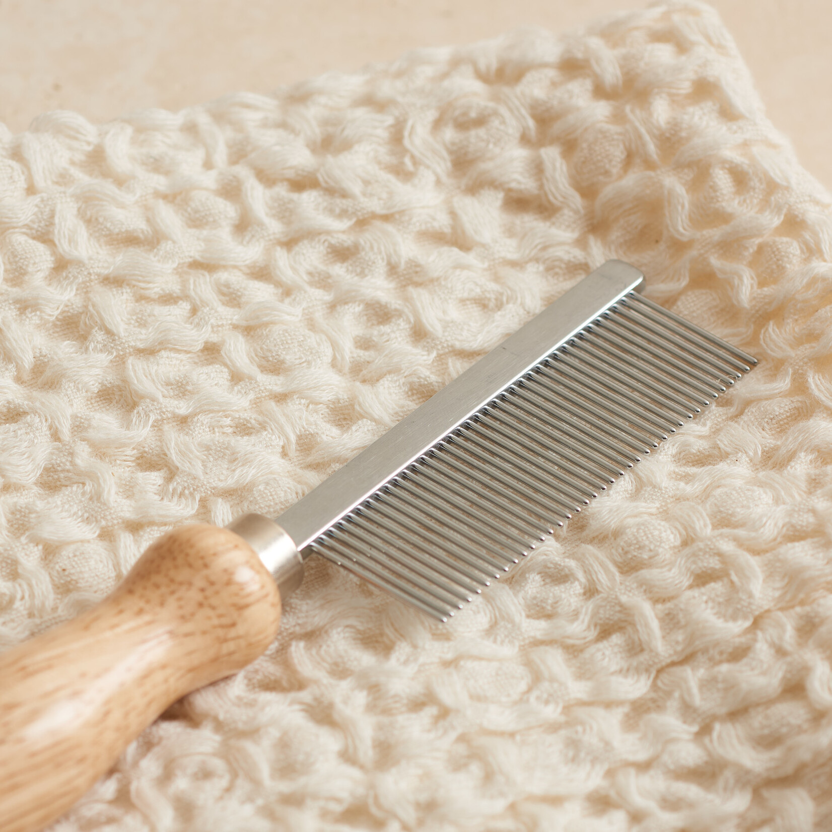 Metal Comb for Cleaning Brooms