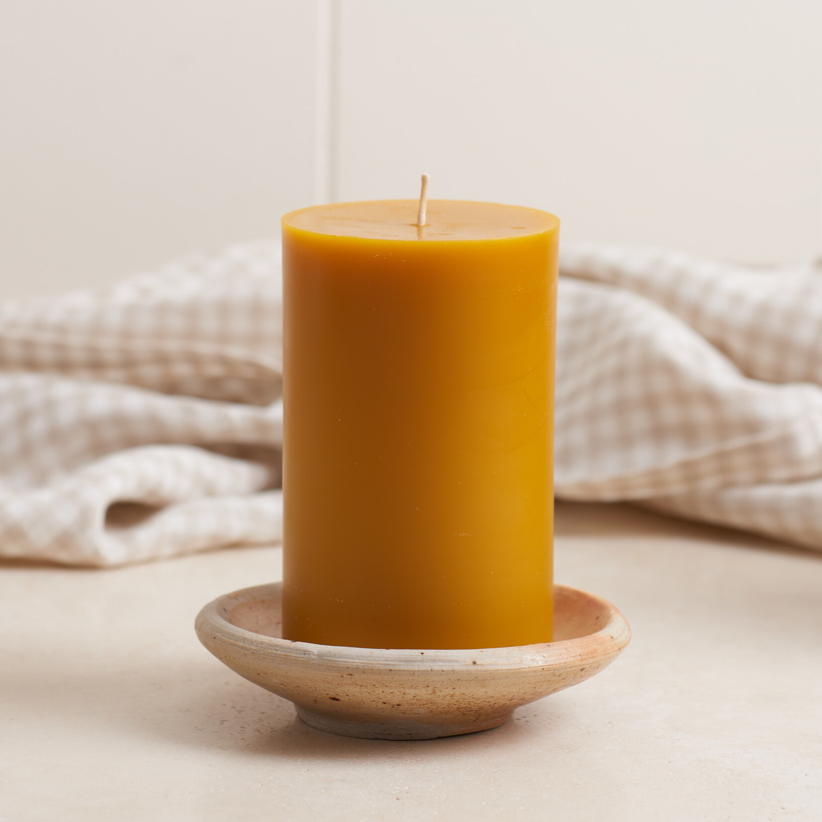 Beeswax Pillar Candle - 5 inch