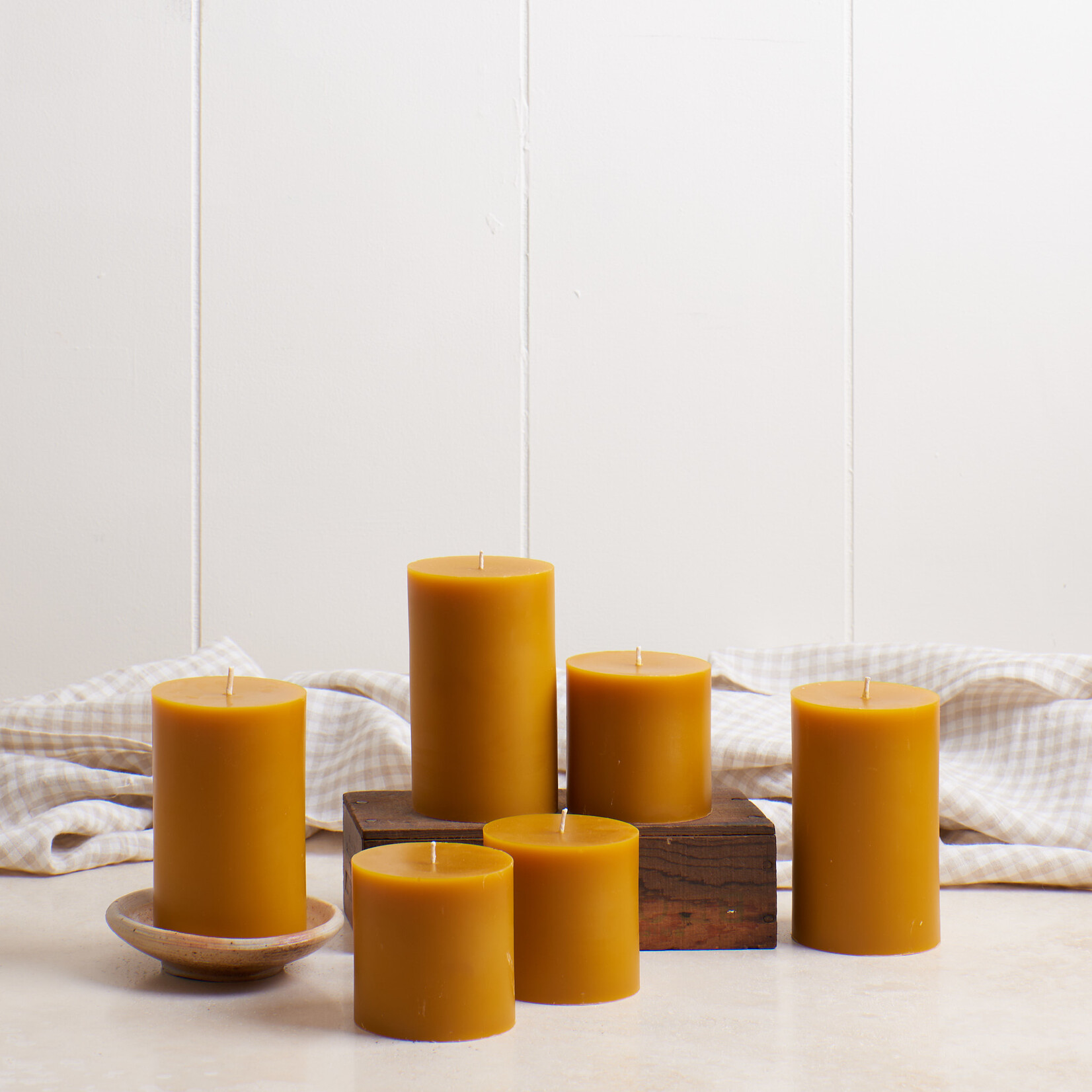 Beeswax Pillar Candle - 5 inch