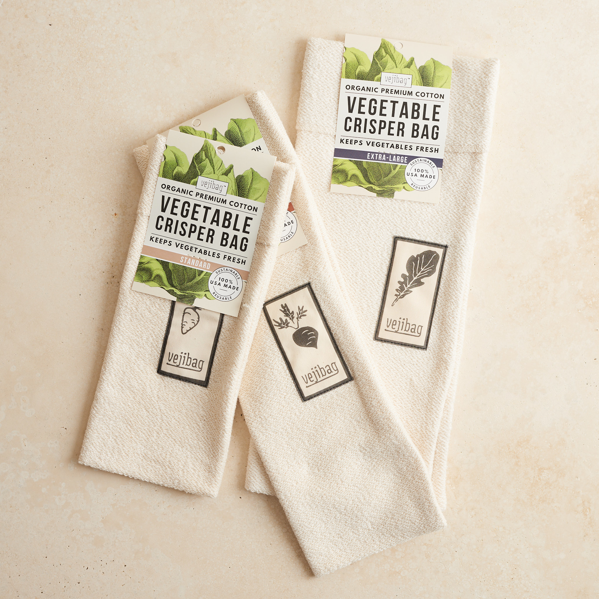 Vegetable Crisper Bag large Three Bales Home Supply