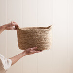 Mini Oval Jute Basket - natural