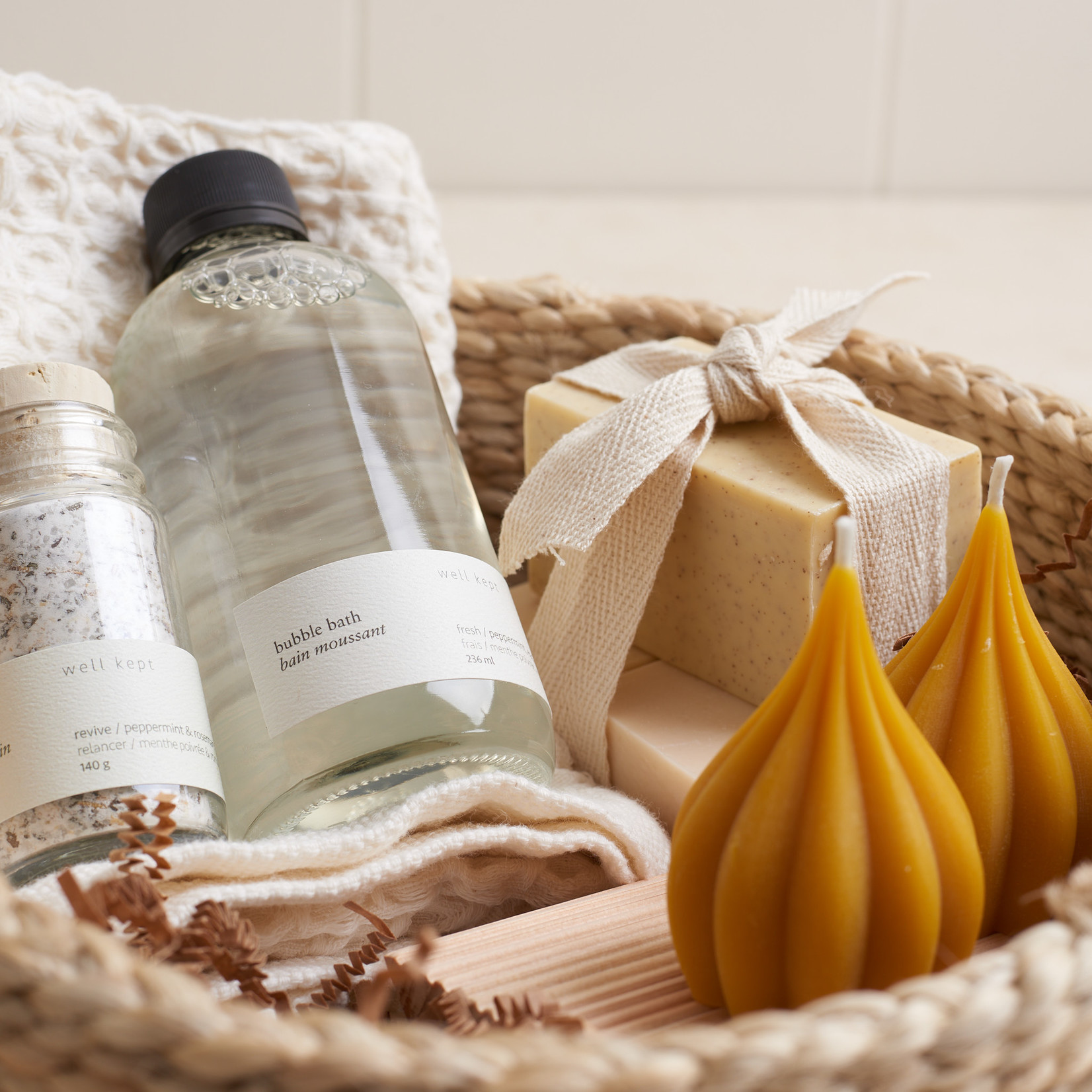 Self Care Basket Three Bales Home Supply LLC