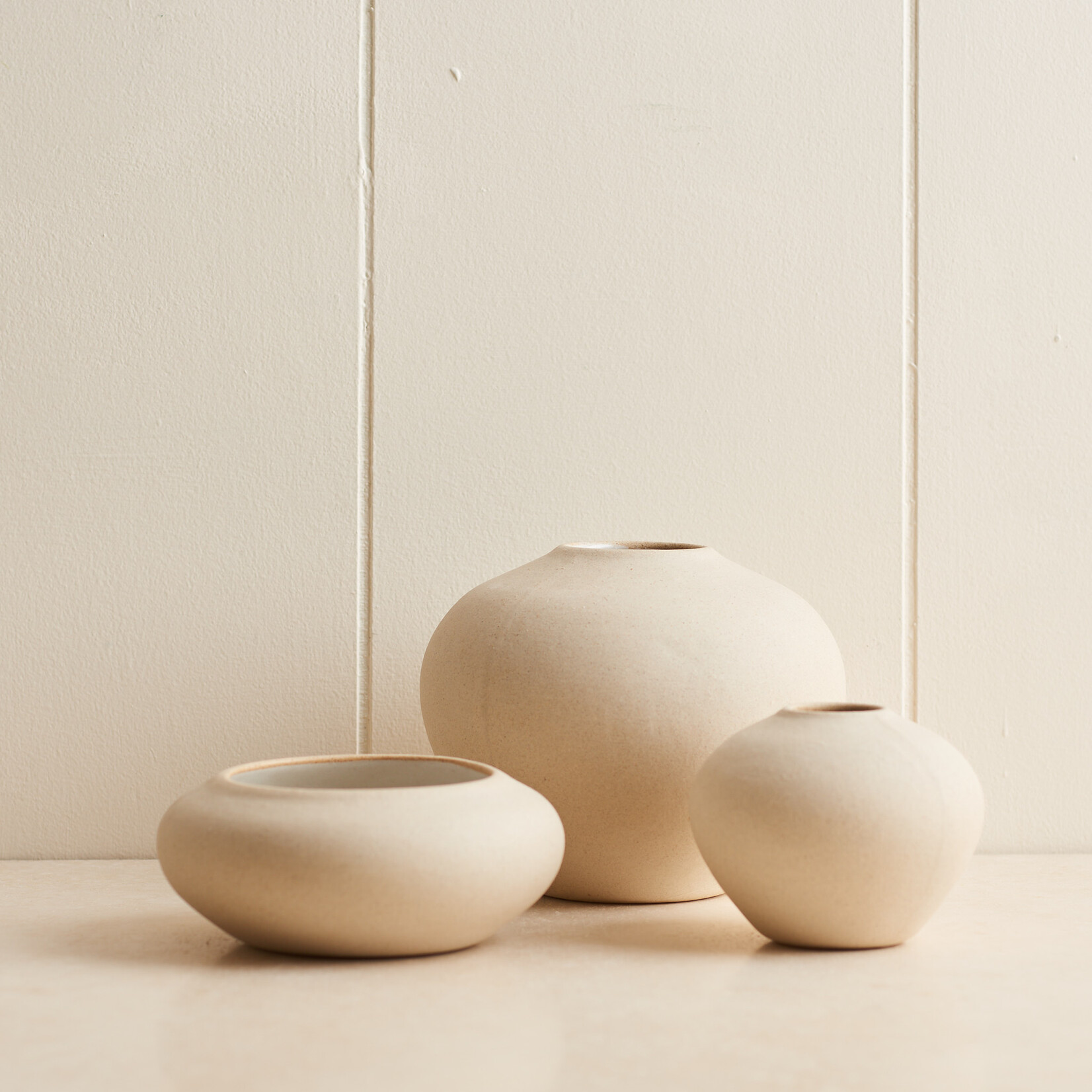 Ceramic Ikebana Vase Three Bales Home Supply LLC